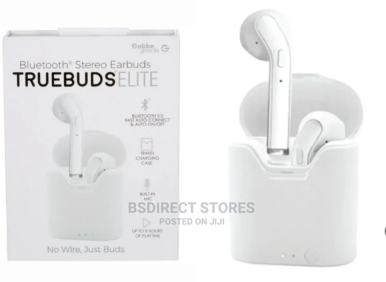 Gabba Goods Truebuds Elite - True Wireless Earbuds With Case