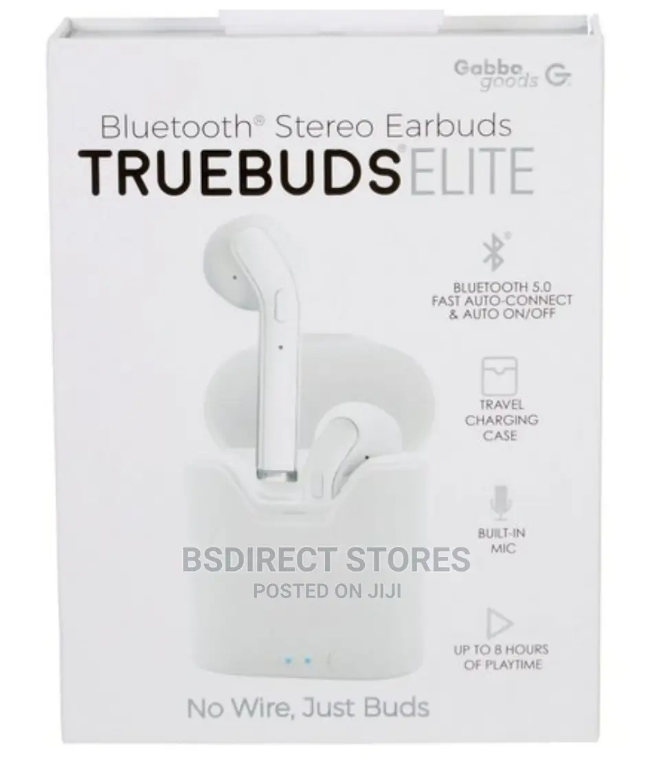 Gabba Goods Truebuds Elite - True Wireless Earbuds With Case