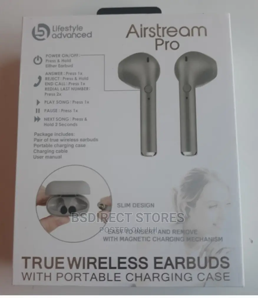 Lifestyle Advanced Airstream Pro Wireless Earbuds