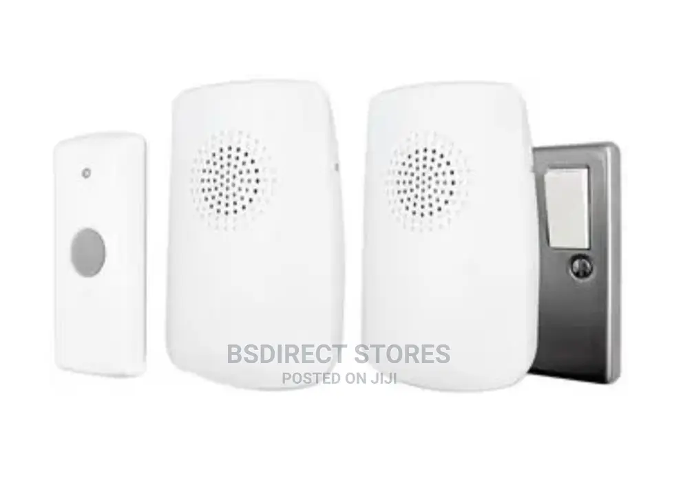 Uni-Com Portable Plug-in Door Chime 8 Melody Twin Pack