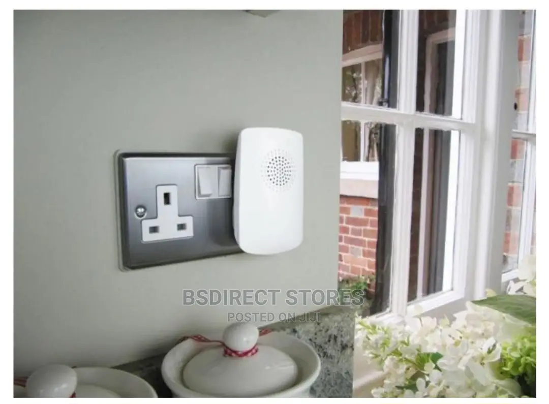 Uni-Com Portable Plug-in Door Chime 8 Melody Twin Pack