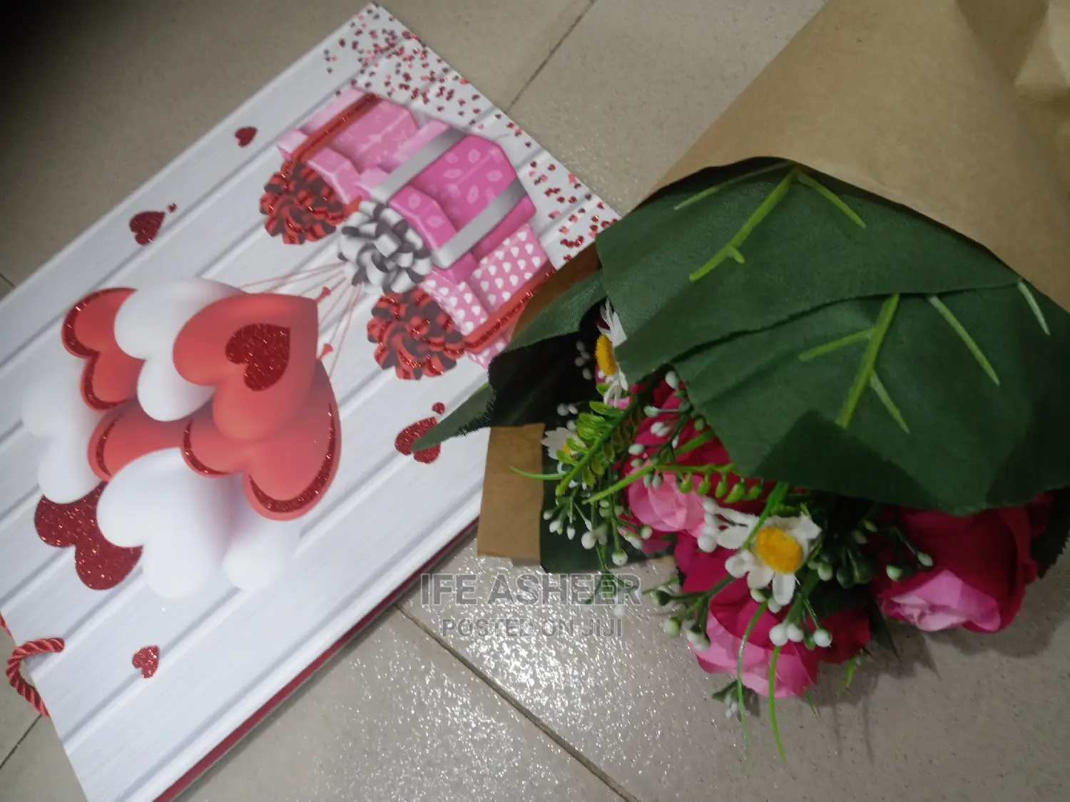 Lovers Bouquet With a Fancy Bag 003