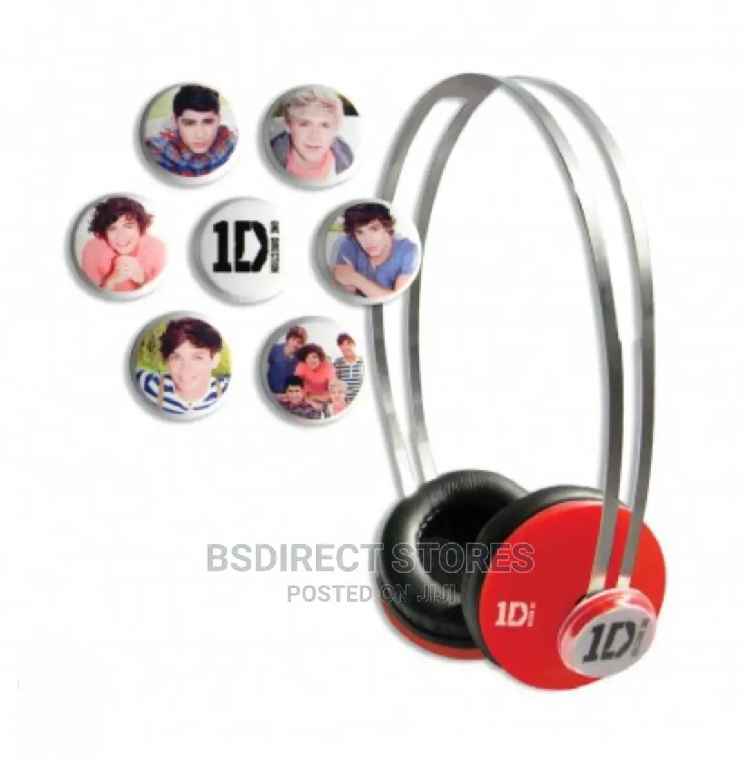 One Direction Signature Headphones Interchangeable Snap Caps