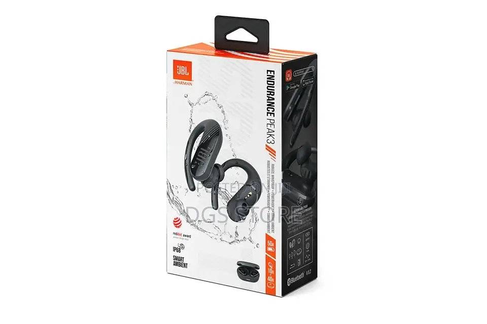 JBL Endurance Peak 3 Bluetooth Waterproof Earbuds