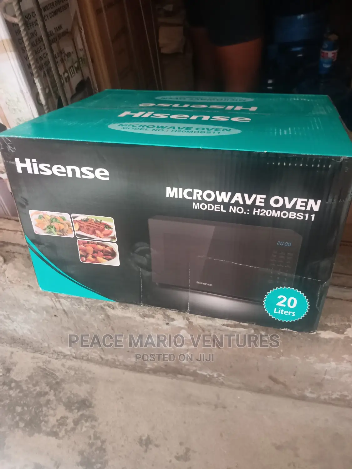 Standard Hisense Microwave 20L H20mob11 With 2years Warranty