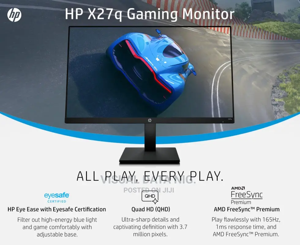 Hp X27c 165hz Fhd Curved Gaming Monitor