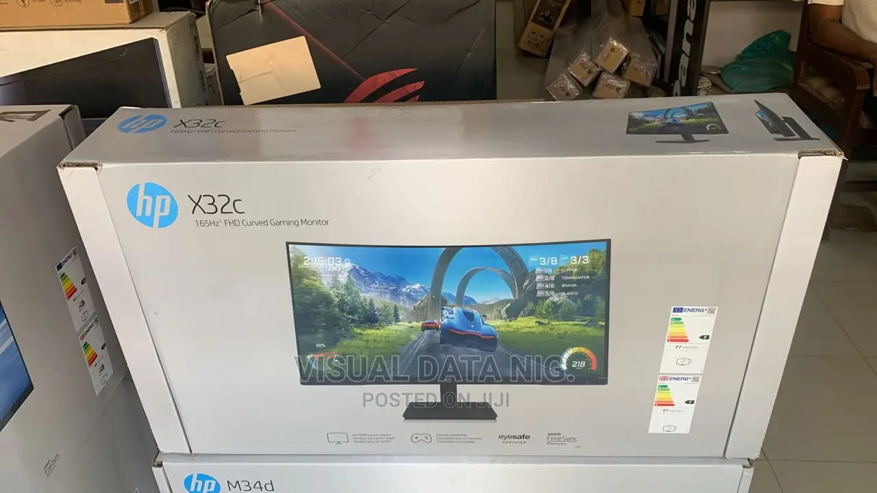 Hp X32c 165hz Fhd Curved Gaming Monitor