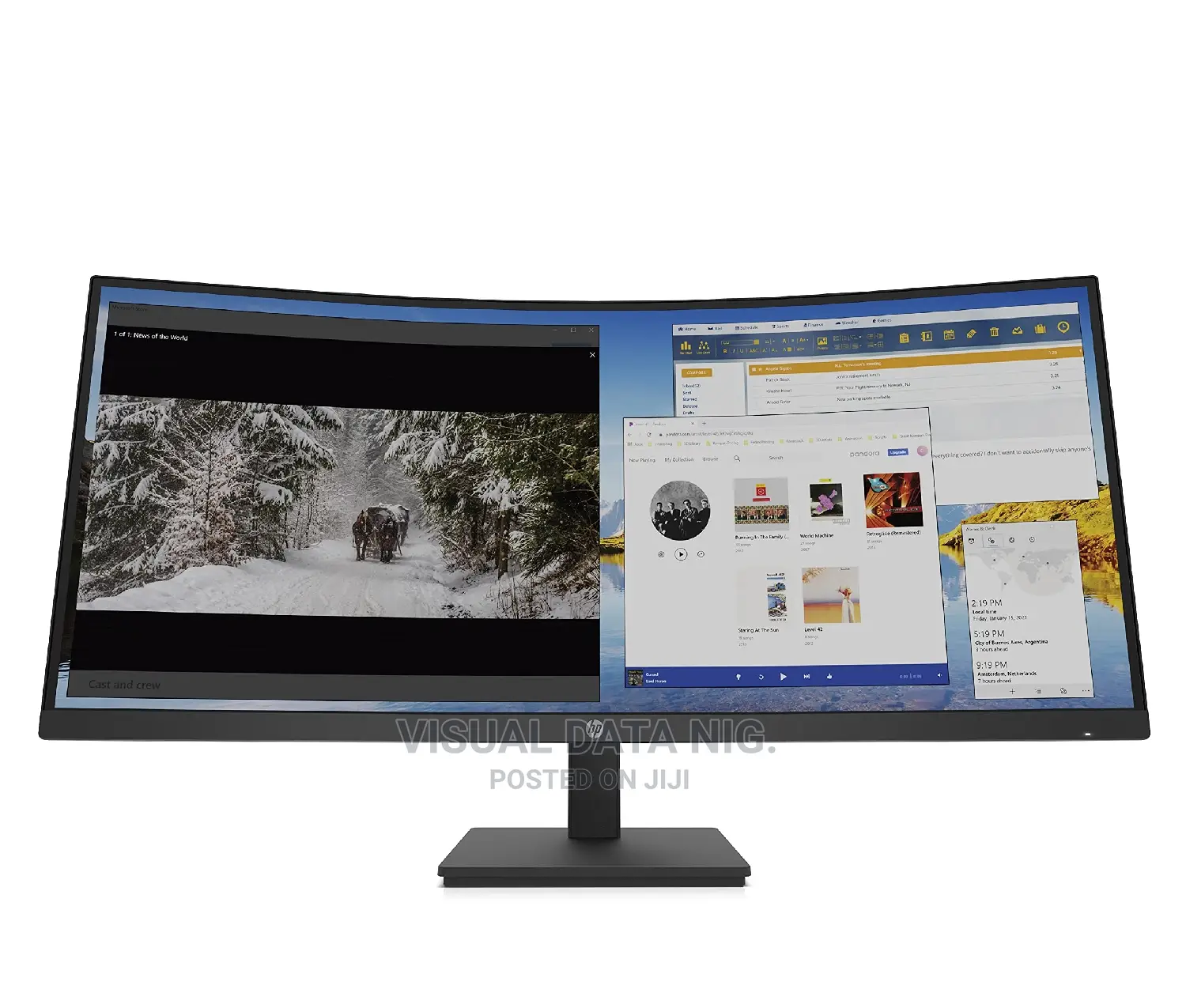 HP 34-Inch Diagonal WQHD Curved Monitor