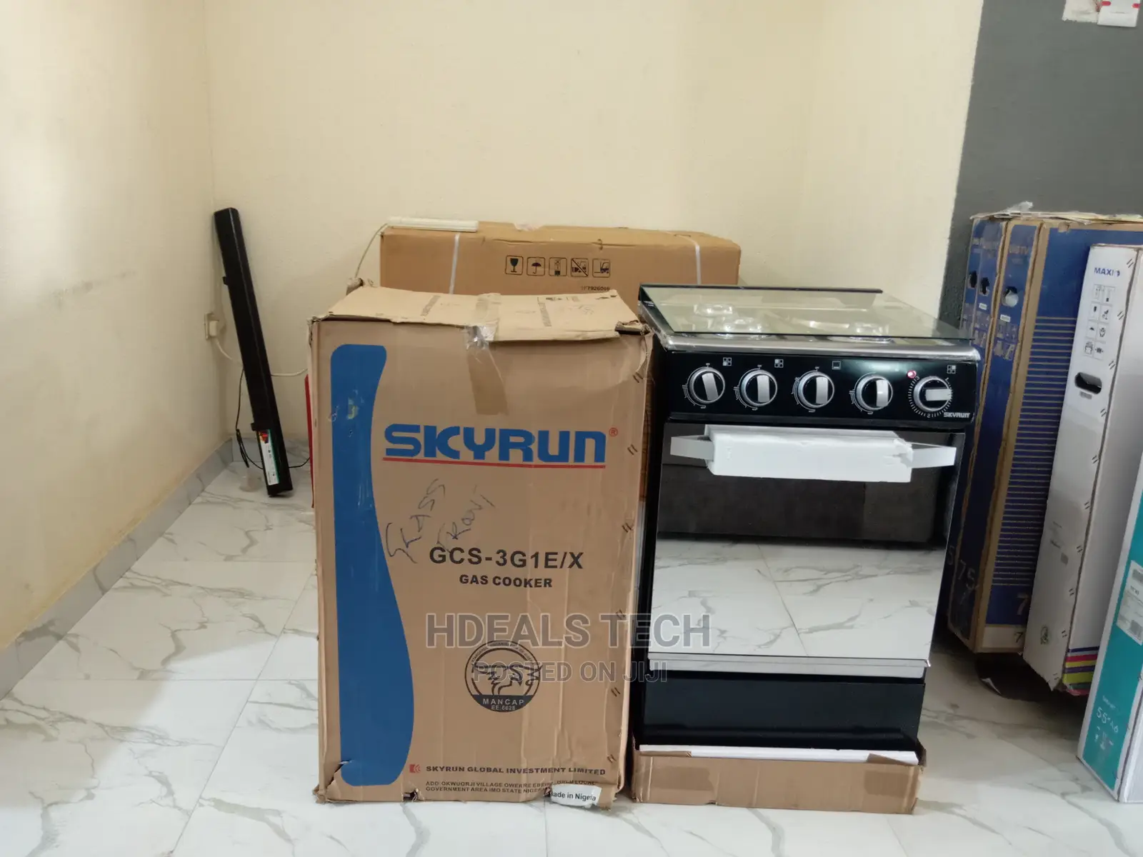 Original Skyrun Electric/Gas Cooker, GCS-3g1e/X.