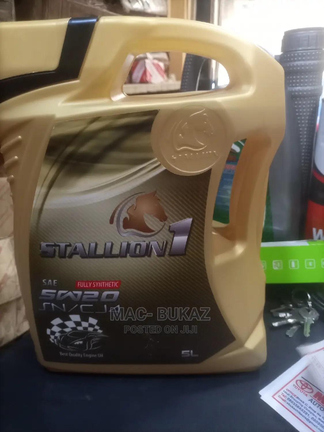 STALLION 1 Engine Oil 5w20 5liters Fully Synthetic