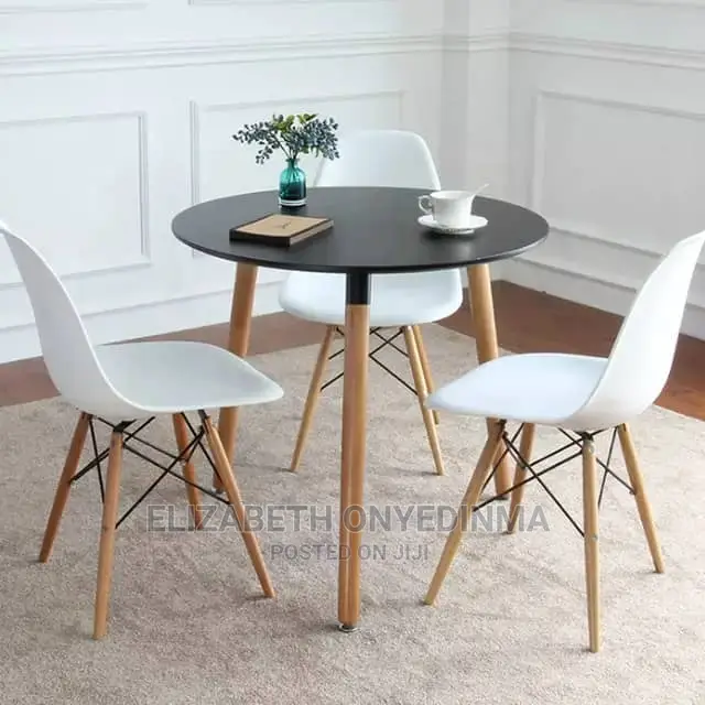 High Quality 3 Seater Mini Round Dining Table and Chairs.