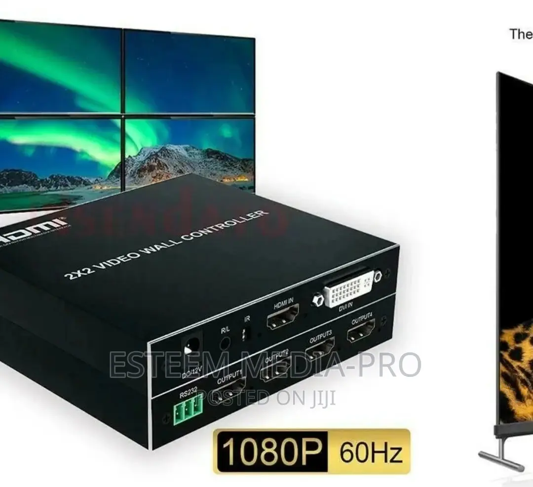 2X2 Pro-4 FHD-Video Vwc. FHD-Video Wall Controller