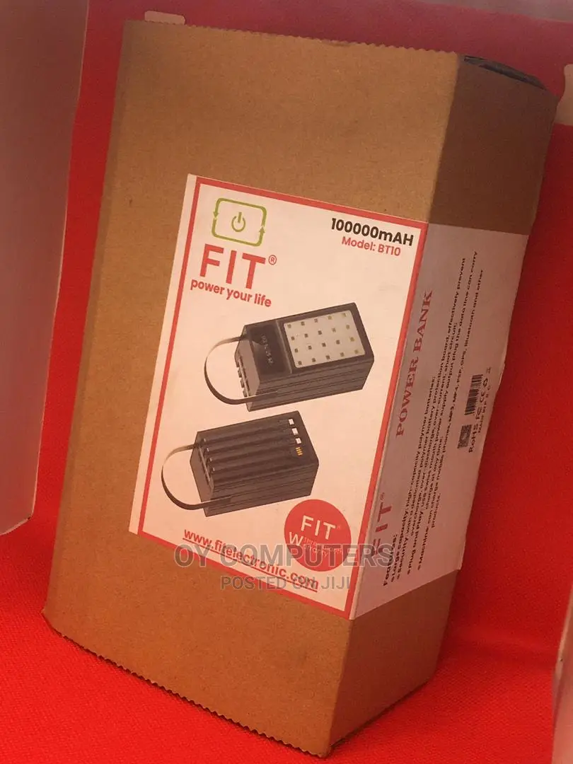 Fit Power Bank 100,000 Mah
