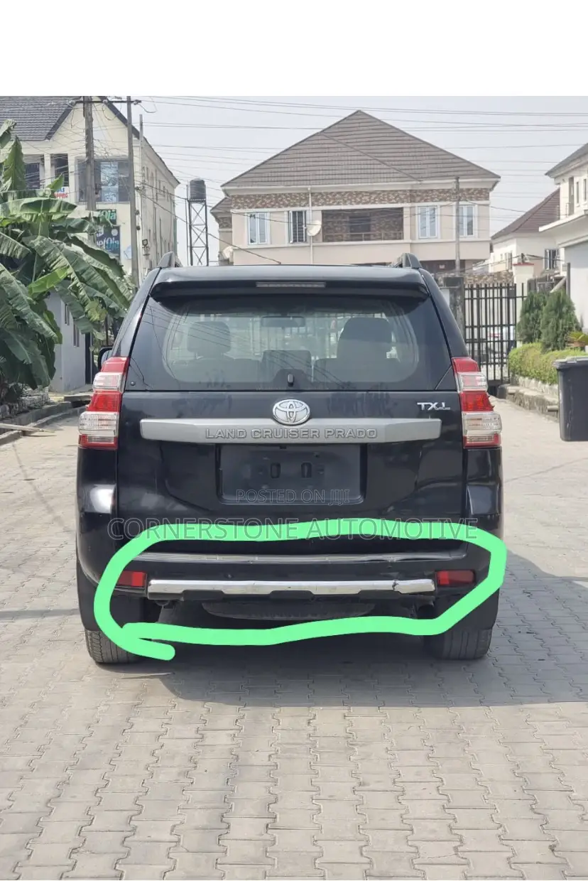 Back Bumper Chrome Prado 2014