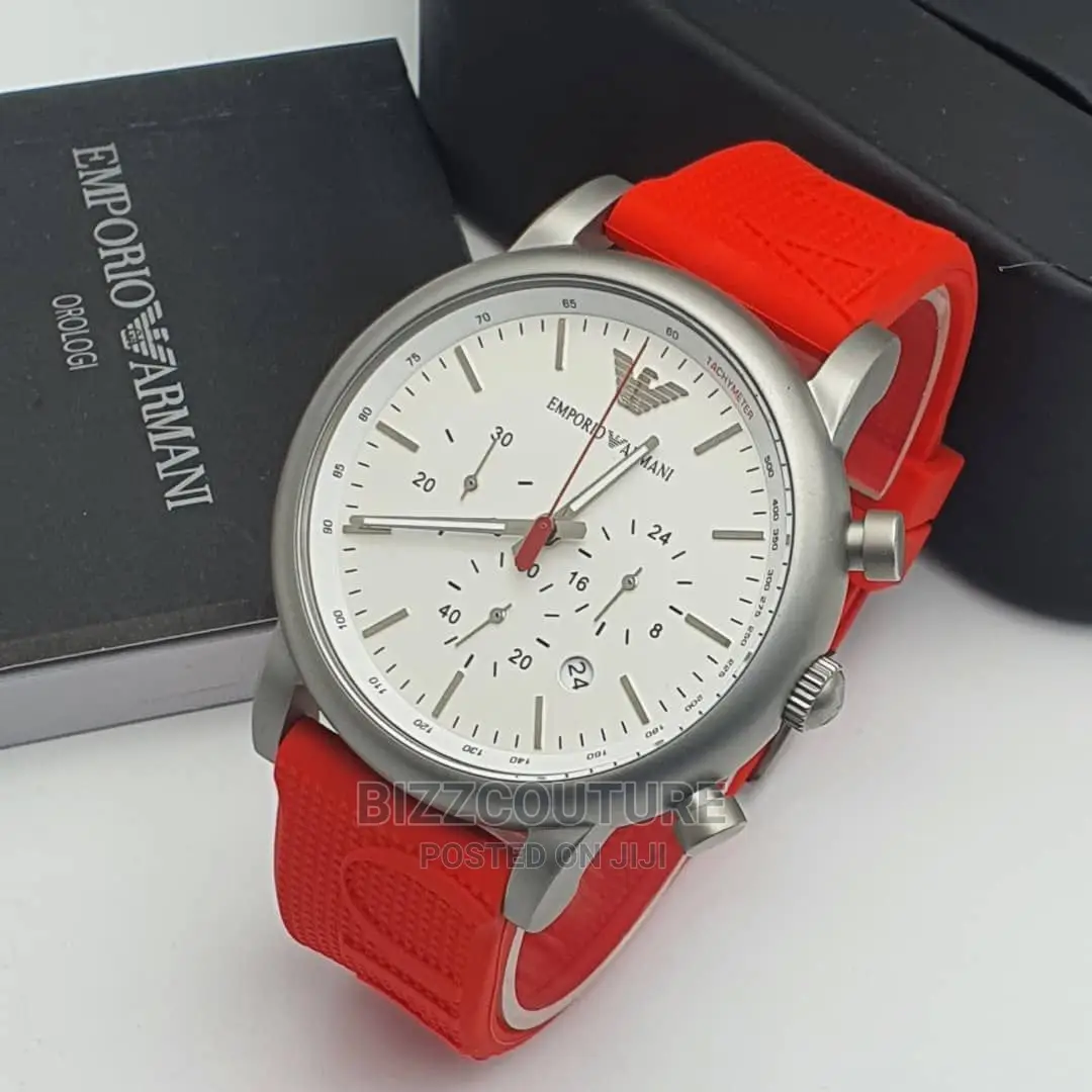 Original EMPORIO ARMANI Rubber Strap Band Available in Store