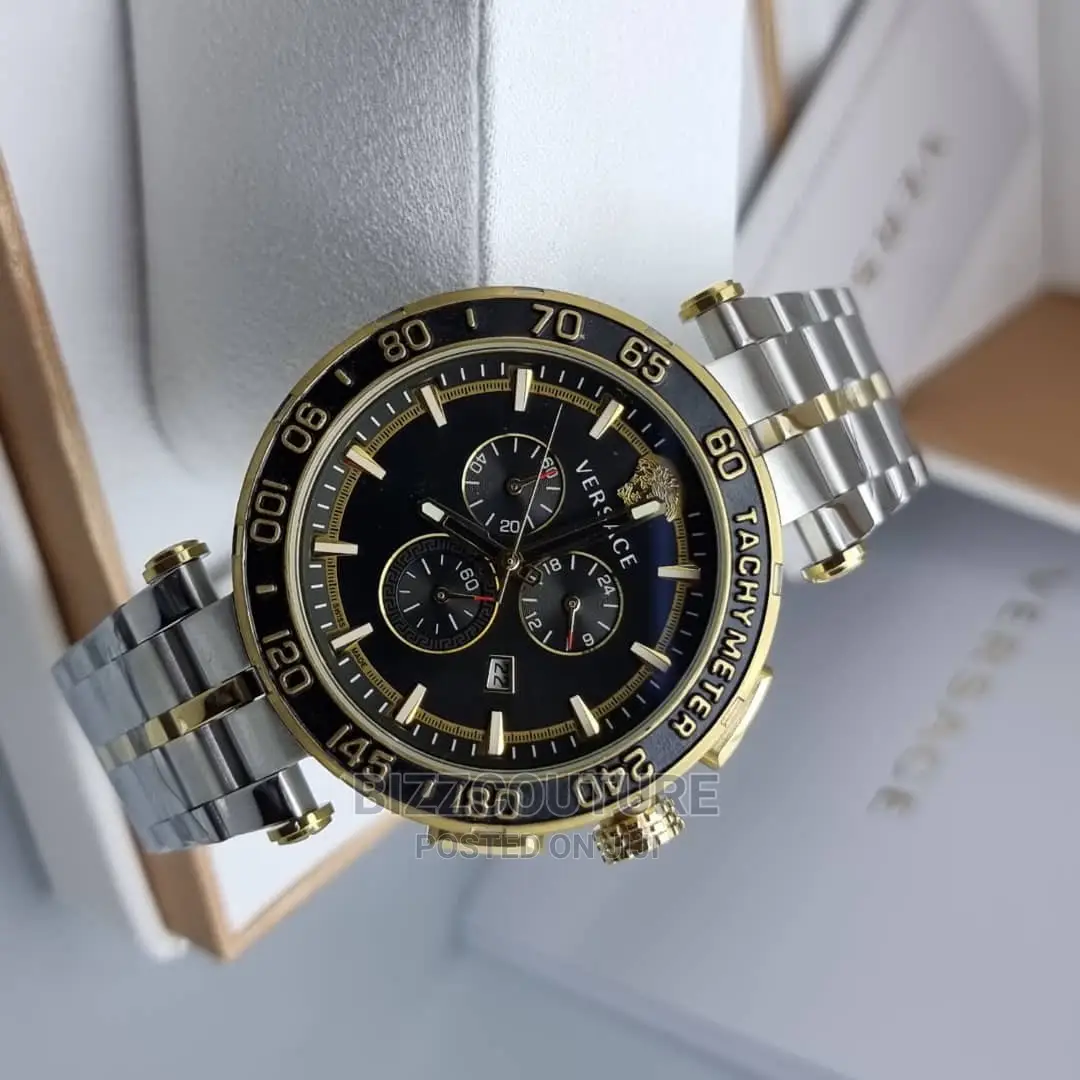 Original VERSACE Stainless Steel Watch Available in Store
