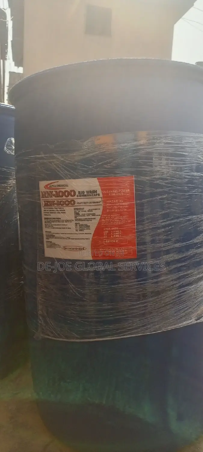 Rig Wash 200 Ltrs Available in Stock