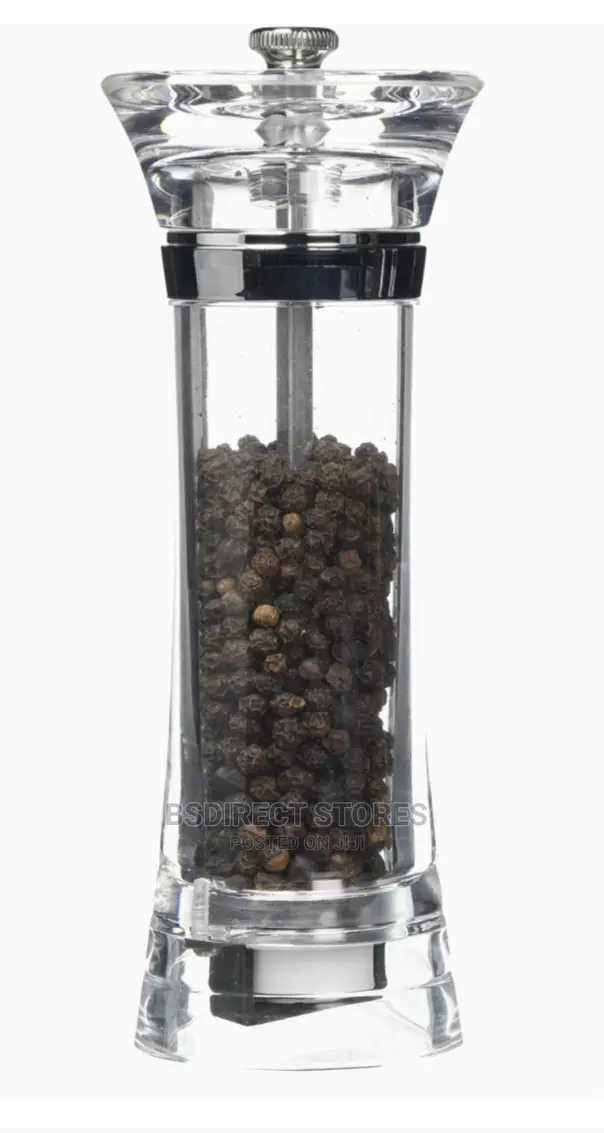 T and G Classic Toronto Clear Acrylic Pepper Mill, 17 Cm