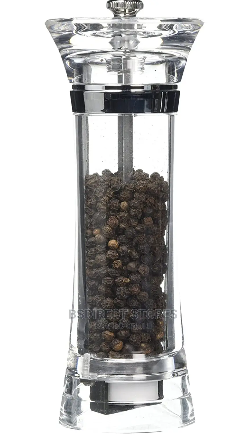 T and G Classic Toronto Clear Acrylic Pepper Mill, 17 Cm