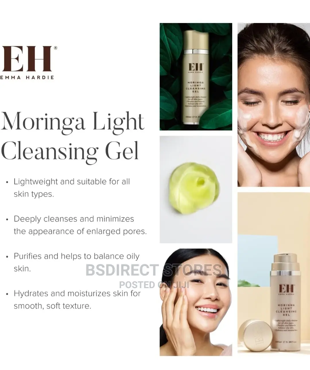 Emma Hardie Moringa Light Cleanser Cleansing GEL 100ml