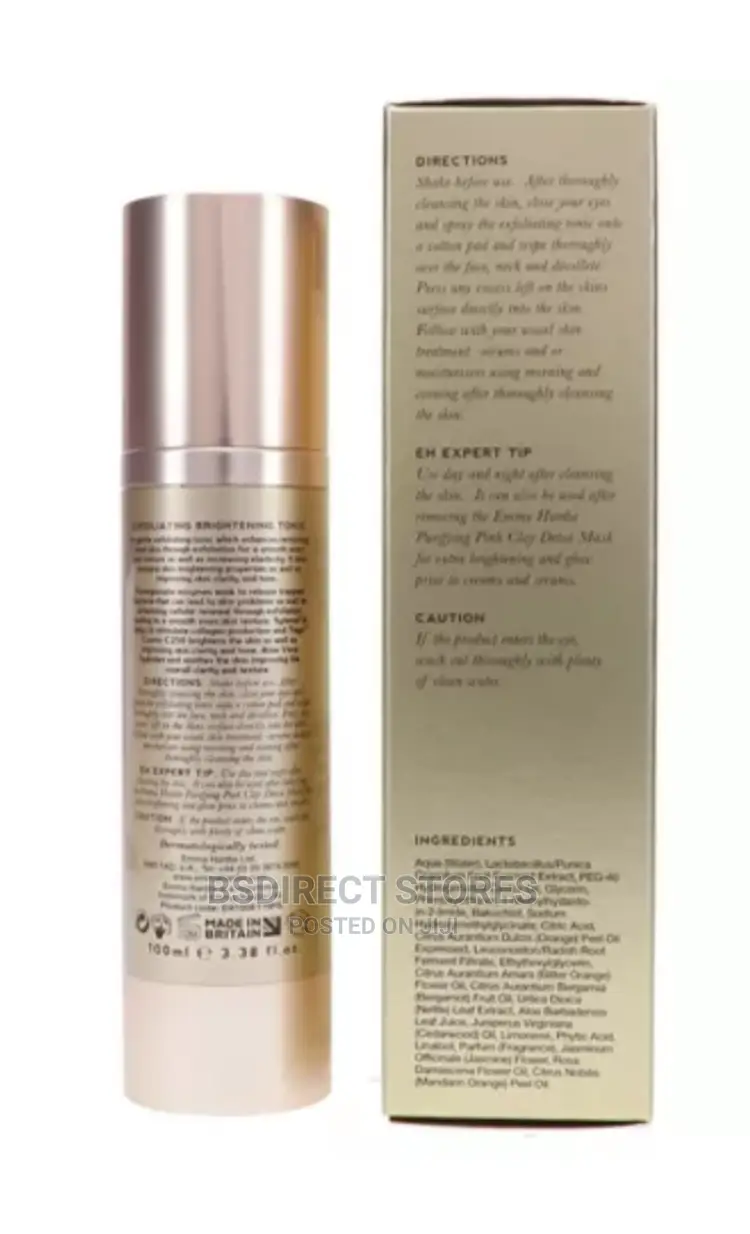 Emma Hardie Exfoliating Brightening Tonic 100ml