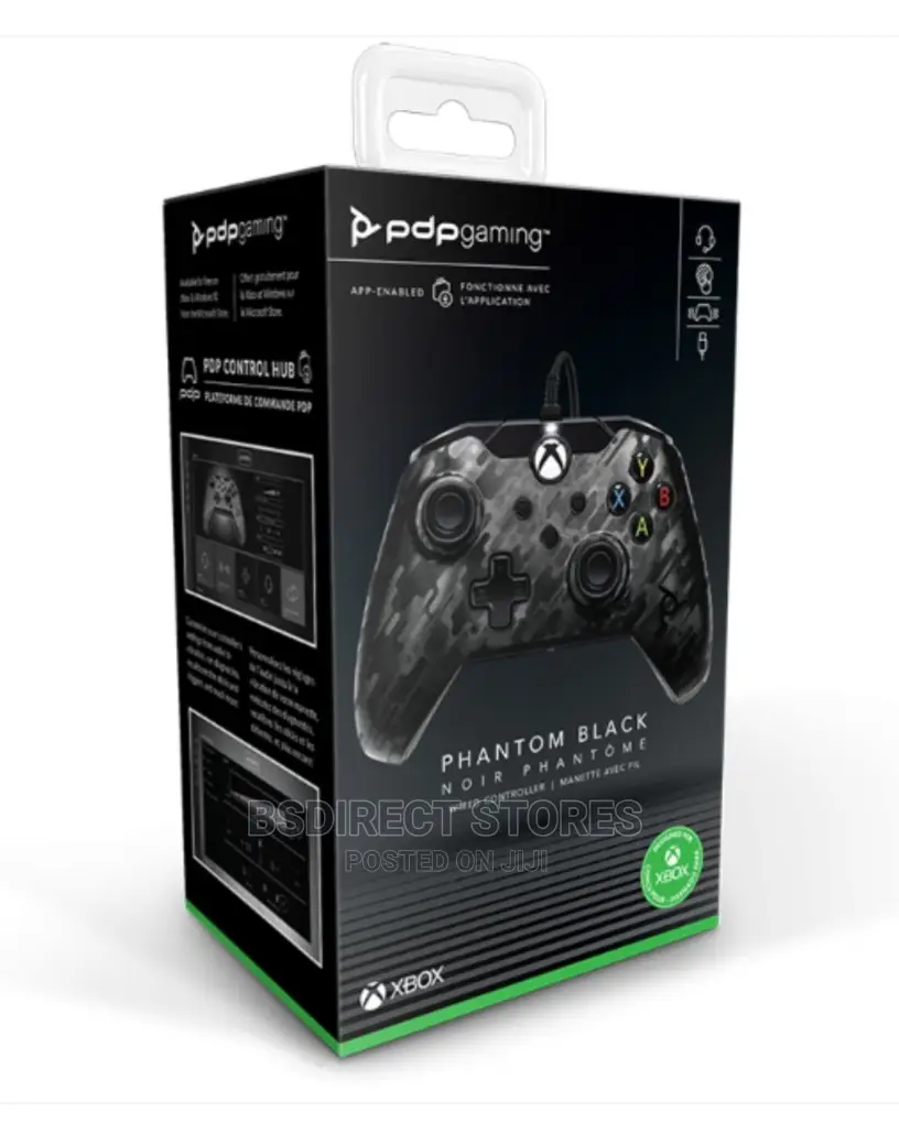 PDP Xbox Series X/S One Wired Controller – Phantom Black