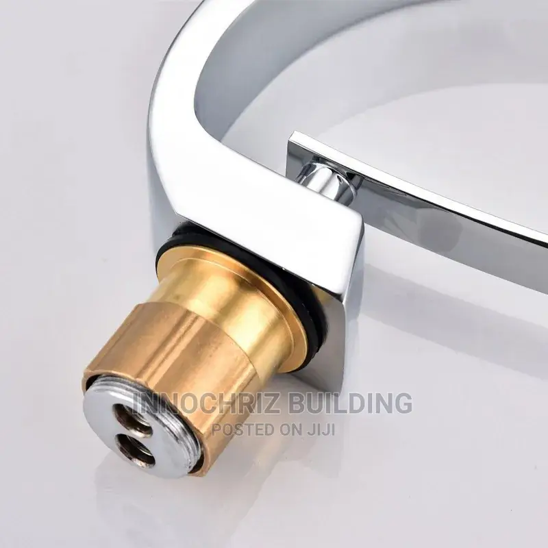 Stainless Chrome Curve Basin Mixer