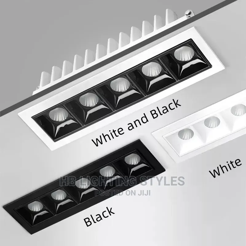 Recessed Square Led Ceiling Grille Light