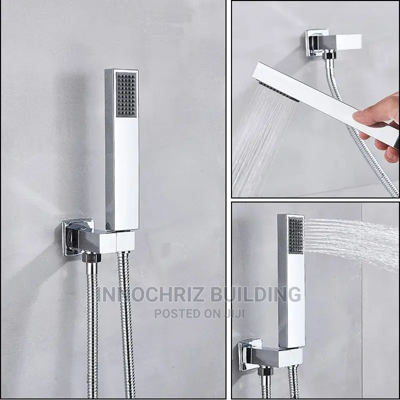 Stainless Conduit Shower With Waterfall Head