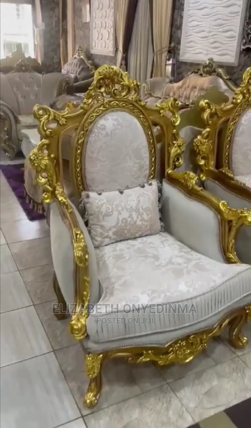 7 Seater of Turkish Royal Sofa Chairs