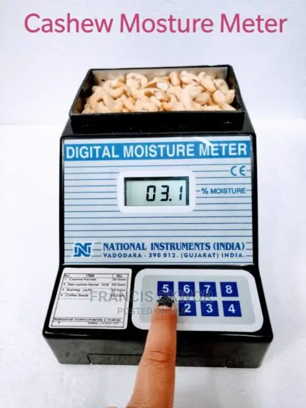 Cashew Kernel Moisture Meter