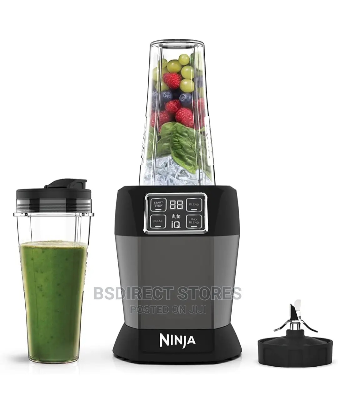 Ninja Personal Blender With Auto-iq - BN495UK 2 X 700ml Cups