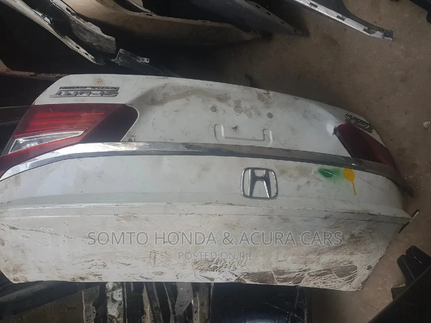 Back Boot Honda Accord 2016-2017