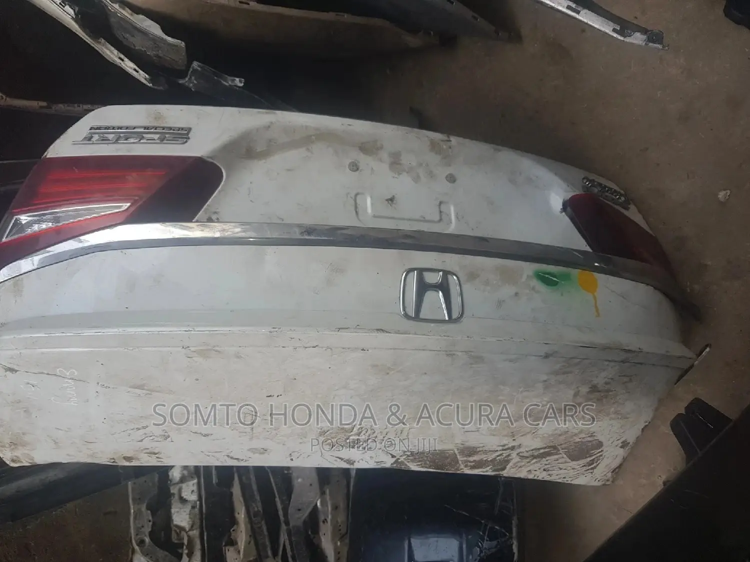 Back Boot Honda Accord 2016-2017