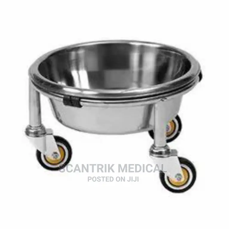 Kick-About' Stainless Steel Bowl With Wheel