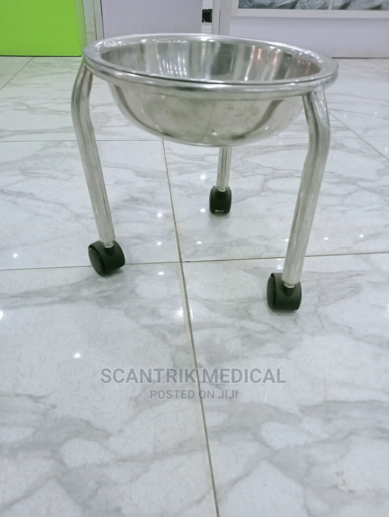 Hospital Kick About Bucket (Stainless Steel)