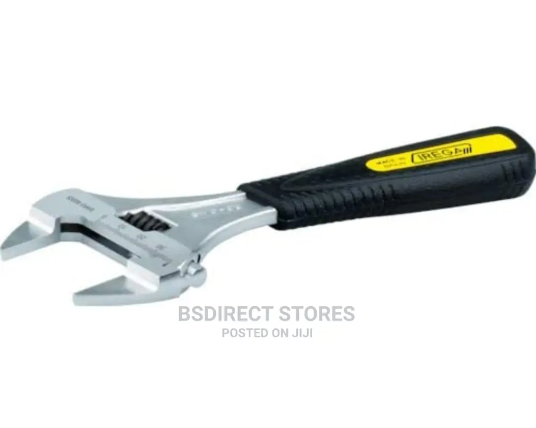 Irega Ergotop 8" Ergonomic Comfort Grip Adjustable Wrench