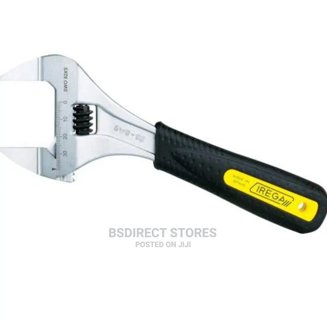 Irega Ergotop 8" Ergonomic Comfort Grip Adjustable Wrench