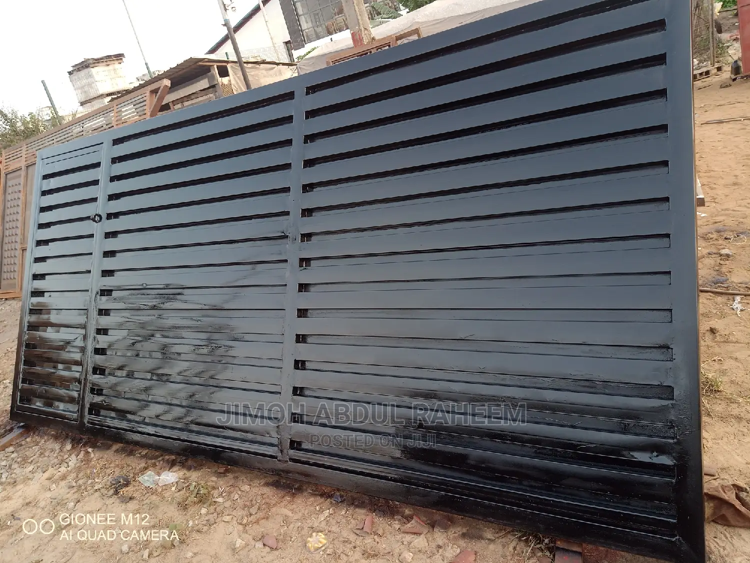 Double Panel Iron Entrance Gate
