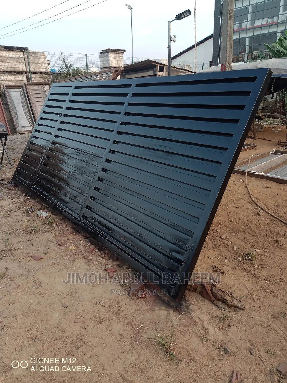 Double Panel Iron Entrance Gate
