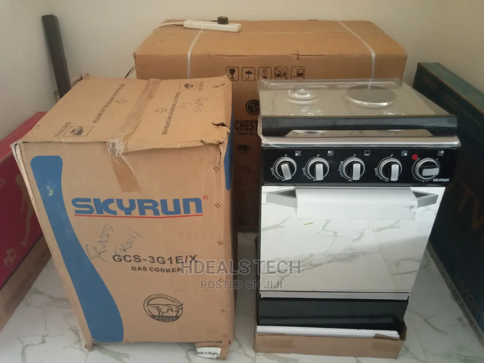 Skyrun 50x20mm Electric/Gas Cooker, GCS-3g1e/X.
