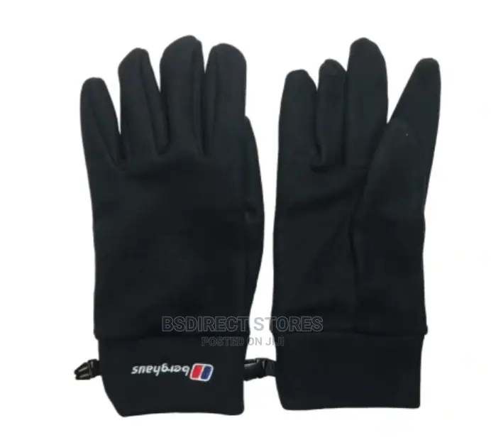 Berghaus Unisex Outdoor Soft Gloves - Black/White