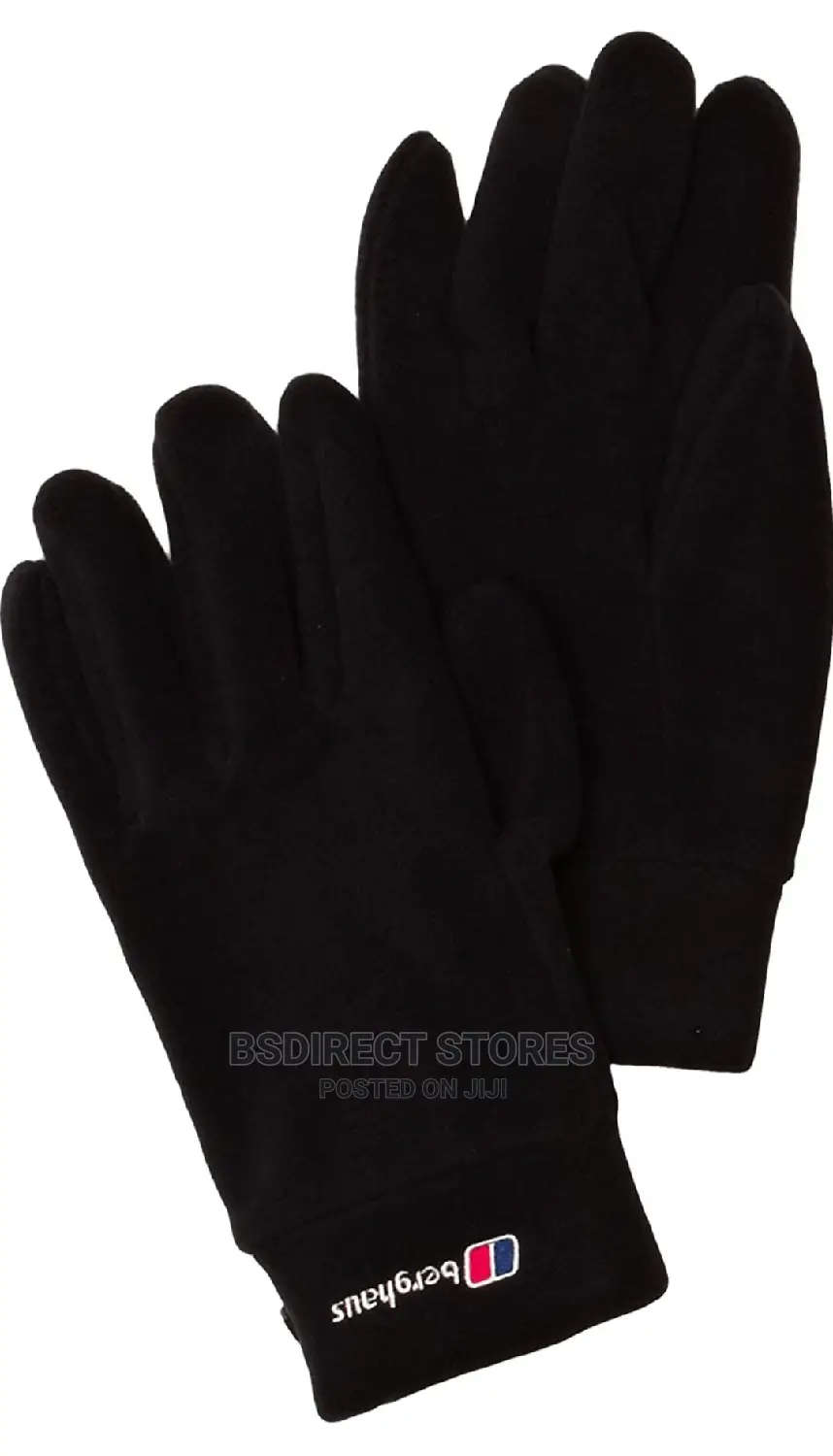 Berghaus Unisex Outdoor Soft Gloves - Black/White