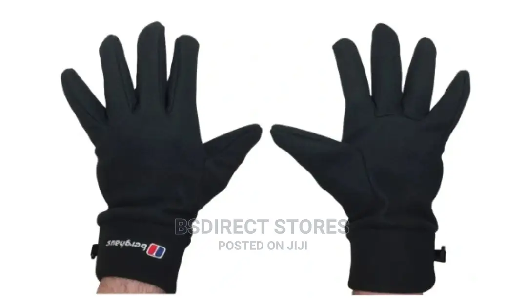 Berghaus Unisex Outdoor Soft Gloves - Black/White