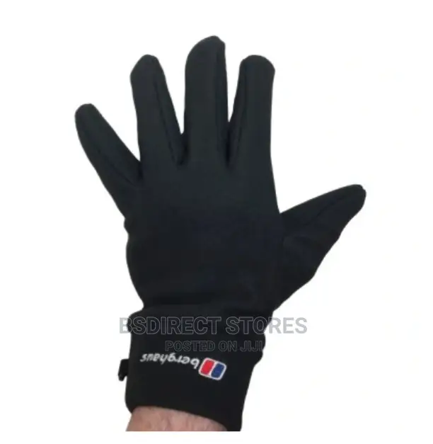 Berghaus Unisex Outdoor Soft Gloves - Black/White