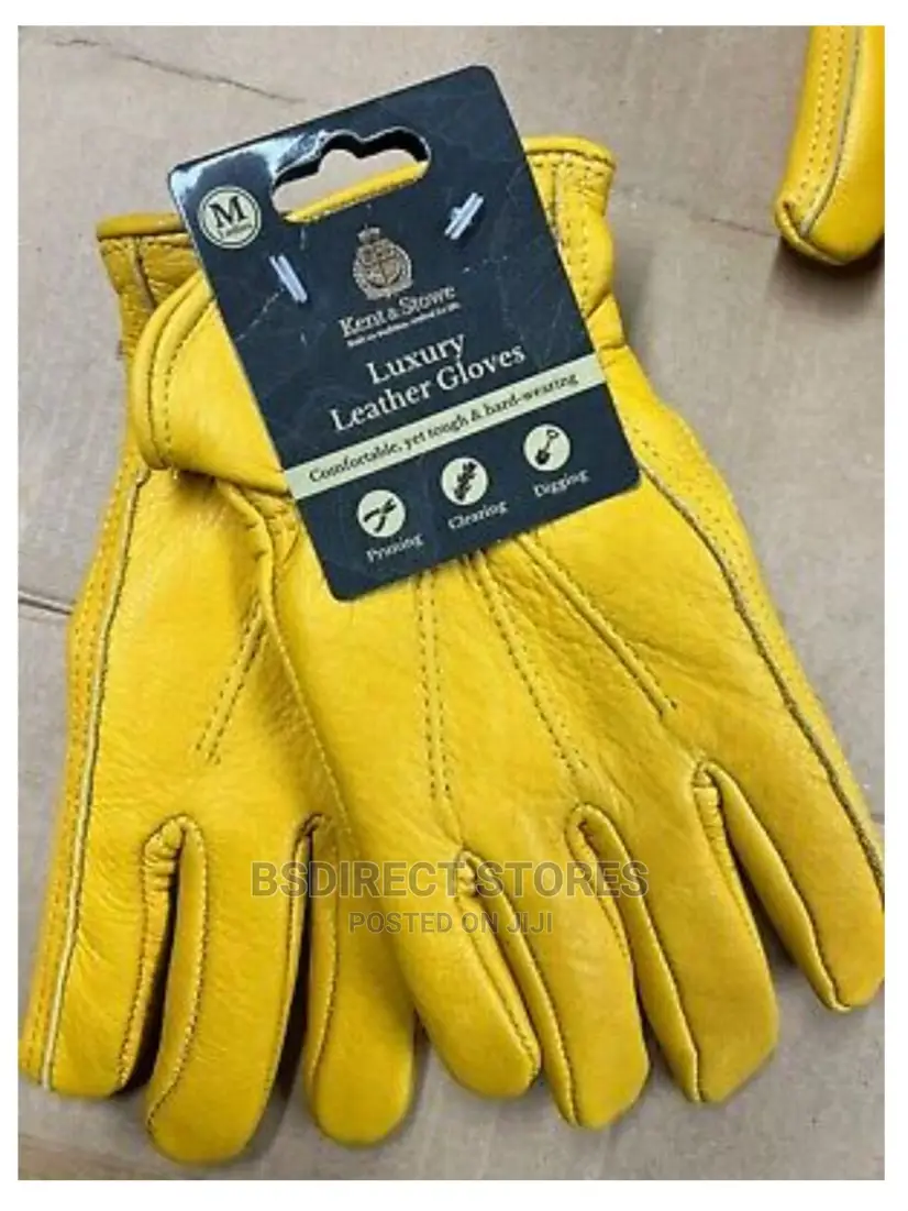 Kent and Stowe Ladies Luxury Leather Water Resistant Gardening Gloves