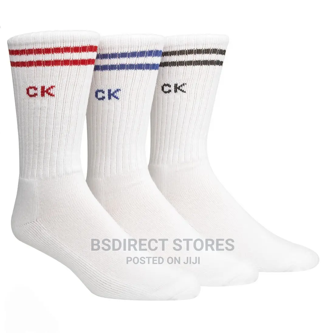 Genuine Calvin Klein Sport Multi Pairs Crew Socks 3 Pairs