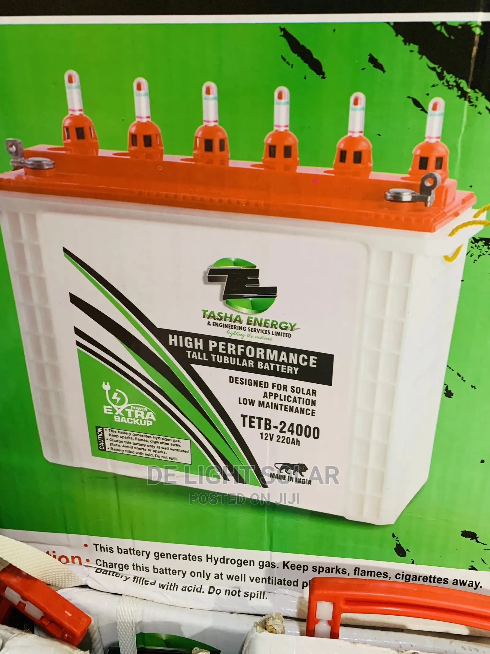 Tasha Energy Tubular Battery 220ah