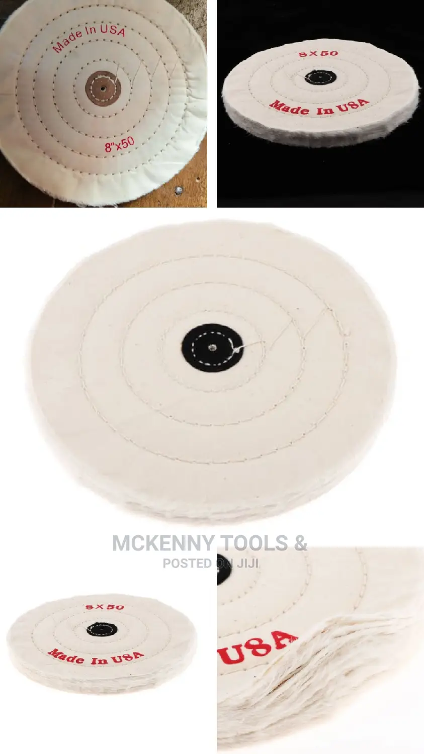 1pcs Cotton Polishing Buffing Muslin Wheel For Jewelry