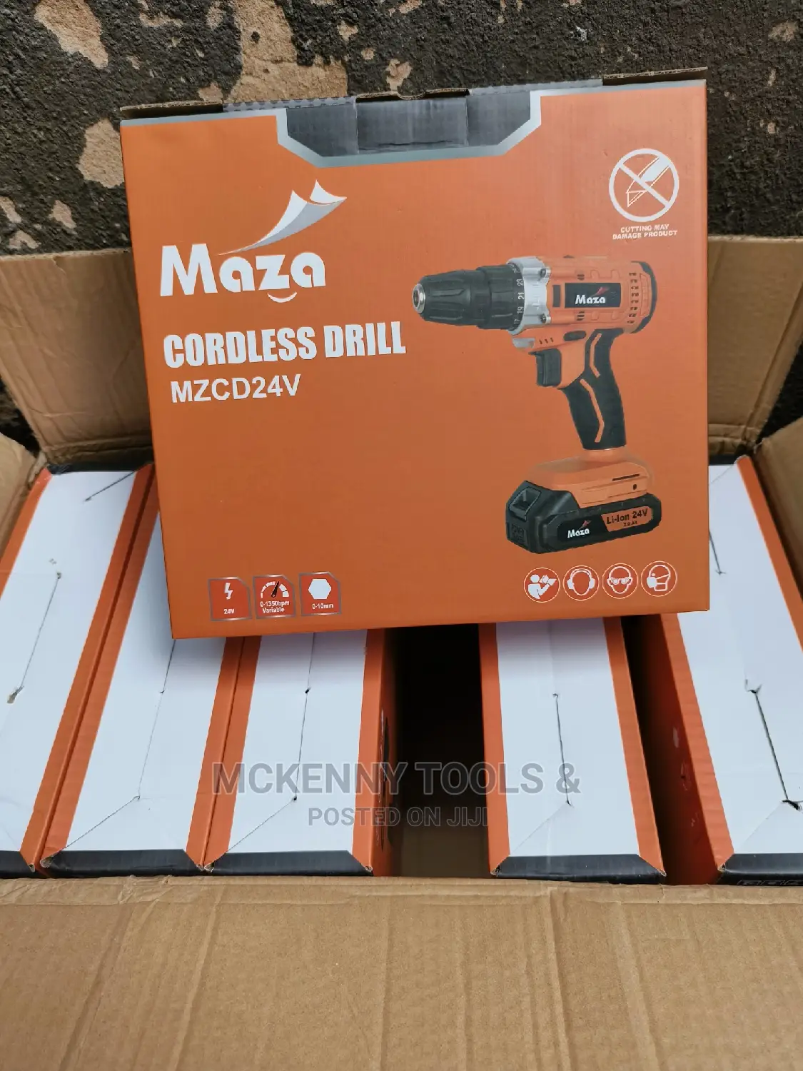 Maza Cordless Drill Mzcd24v Battery 24V DC Chuck